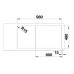 BLANCO AXIA III 6 S Silgranit PuraDur tartufo Holzschneidbrett InFino Ablauf 523469