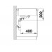BLANCO AXIA III 6 S Silgranit PuraDur tartufo Holzschneidbrett InFino Ablauf 523469
