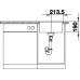 BLANCO SUBLINE 400 F InFino cafe ohne Zugknopf 523499