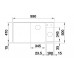BLANCO AXIA III 6 S-F Silgranit felsgrau Glasschneidbrett InFino Ablauf 523490