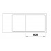 BLANCO AXIA III 6 S-F Silgranit felsgrau Glasschneidbrett InFino Ablauf 523490