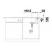 BLANCO AXIA III XL 6 S Silgranit PuraDur perlgrau Glasschneidbrett InFino Ablauf 523513