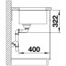 BLANCO SUBLINE 700 U Level Silgranit PuraDur 2 alumetallic InFino Ablauf 523540