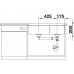 BLANCO SUBLINE 480/320 U InFino Silgranit Becken links tartufo 523591