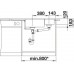 BLANCO DELTA II-F Eck-Einbau-Spüle Silgranit PuraDur cafe InFino Ablauf 523675