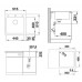 BLANCO PLEON 5 Silgranit PuraDur Farbe alumetallic InFino Ablauf 523678