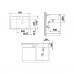 BLANCO ZENAR XL 6 S Compact Silgranit muskat Holzschneidbrett InFino Ablauf 523772