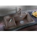 BLANCO ZENAR XL 6 S Compact Silgranit muskat Holzschneidbrett InFino Ablauf 523772