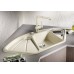 BLANCO DELTA Keramik PuraPlus Farbe jasmin InFino Ablauf 523721