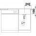 BLANCO ZENAR 45 S-F Becken rechts Holzschneidbrett jasmin InFino Ablauf 523806