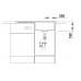BLANCO ZENAR 45 S Silgranit PuraDur 2 Glasschneidbrett jasmin InFino Ablauf 523714