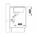 BLANCO ZENAR 45 S Silgranit PuraDur 2 Glasschneidbrett jasmin InFino Ablauf 523714