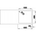 BLANCO SUBLINE 500-IF/A SteelFrame Edelstahlrahmen anthrazit 524113