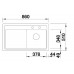 BLANCO ZENAR 45 S Keramik Becken links weiss matt InFino Ablauf 524156