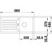 BLANCO FAVUM 45 S Silgranit PuraDur 2 anthrazit 524227