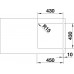 BLANCO Andano 400-IF Edelstahlspüle InFino Seidenglanz ohne Zugknopf 522957