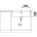 B-Ware -BLANCO Andano 700-IF InFino Edelstahlspüle mit Zugknopf 522790- Ecke gebogen