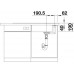 BLANCO Axia III XL 6 S Granitspüle ohne Exzenter aluminium 522181