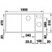 BLANCO Axia III 6 S InFino Spüle Silgranit, felsgrau 524654