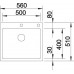 Blanco CLARON 500-IF/A Edelstahl 515643