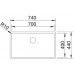 BLANCO Claron 700-IF DX Infino Einbauspühle ohne Ablauffernbedienung, Edelstahl 523394