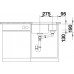 BLANCO Subline 340/160-U Küchenspüle mit Drehknopf muskat 521984