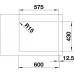 BAZAR BLANCO Andano 340/180-IF Edelstahlspüle InFino Seidenglanz ohne Zugknopf 522975