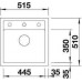 B-Ware! BLANCO DALAGO 5 Silgranit Einbauspüle weiß, 518524-ausgepackt!