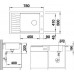 Blanco Elon XL 6 S Spüle B: 78 T: 50 cm Becken SILGRANIT®PuraDur® II jasmin, 518740