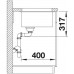 BLANCO Etagon 500-U Granitspüle ohne Exzenter anthrazit 522227