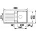 BLANCO LEXA 45 S InFino mit Ablauffernbedienung, alumetallic 524902