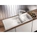 BLANCO Lexa 8 S Infino Granitspüle mit Ablauffernbedienung, weiß 524974