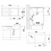 B-Ware! BLANCO Metra XL 6 S Spülbecken mit Exzenter, antrazit515286-beschädigte Verpackung