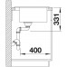 BLANCO Pleon 5 Granitspüle ohne Exzenter, aluminium 521670