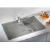 BLANCO SET BLANCOZIA 45 S Einbauspüle alumetalic + Küchenarmatur Mida alumetalic