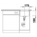 BLANCO Subline 320 - U Silgranit felsgrau o. Fernbedienung 518953