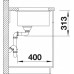 BLANCO Subline 400-U Küchenspüle mit Drehknopf 521991