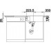 BLANCO Yova XL 6 S SILGRANIT anthracit mit Esche-Compound-Arbeitsbrett 519583