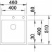 BLANCO Einbaubecken CLARON 400-IF/A Edelstahl Durinox InFino 523392