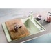BLANCO Einbauspüle AXIA III 45 S Silgranit PuraDur ll mit Holzschneidbrett, InFino 525841