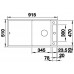 BLANCO Einbauspüle AXIA III 5 S Silgranit PuraDur mit Glasschneidbrett,InFino 525844