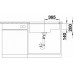 BLANCO Unterbaubecken SUBLINE 700-U Level Silgranit, InFino schwarz 526003