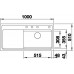 BLANCO Silgranitspüle ZENAR XL 6S DampfgarPlus schwarz 526054