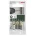 Bosch 2609255965 DIY Schrauberbitset 3-teilig 25 mm, Titanium Ph 1 (X 1), PH 2 (X 1), PH 3