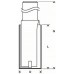 Bosch Nutfräser, 12 mm, D1 30 mm, L 40 mm, G 81 mm