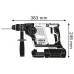 BOSCH GBH 36 VF-LI Plus Professional Akku-Bohrhammer, SDS-plus 06119070C