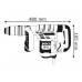 Bosch Professional Schlaghammer GSH 5 CE, mit SDS-max und Meißel-Set