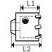 BOSCH Hohlbohrkrone SDS-plus-9 für Sechskantadapter, 50 x 50 x 72 mm, 2608550075