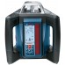 BOSCH GRL 500 H Rotationslaser selbstnivellierend, roter 360 Grad Laser, Koffer, Stativ,