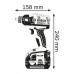 Bosch GDX 18 V-EC Solo Professional Akku Drehschlagschrauber L-BOXX, 06019B9103